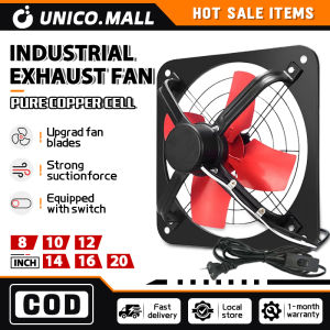 8.10.12.14.16.20 inch High Speed Industrial Iron Exhaust Fan Ventilation Extractor Kitchen Bathroom Wall mounted Exhaust Fan