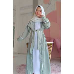 ABAYA LUNA ANAK // GAMIS ANAK PEREMPUAN TEEBARU // BAJU MUSLIM ANAK // DRES OUTER ANAK