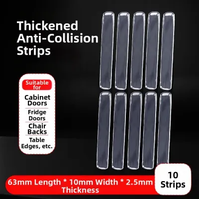 3M | Transparent Silicone Anti-collision Strip 3m