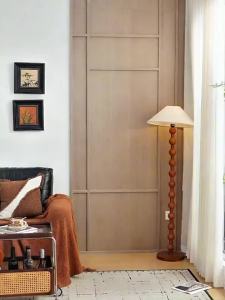 OYIla | Kệ Góc Gỗ Nguyên Khối Phong Cách Retro