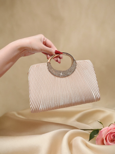 กระเป๋าถือทรงกลมสไตล์เจ้าหญิง กระเป๋าสะพายไหล่แบบแขวนโซ่ทรงกลมสำหรับงานวันเกิดในช่วงค่ำ กระเป๋าสะพายไหล่แบบทรงกลมขนาดเล็กสำหรับเยาวชน