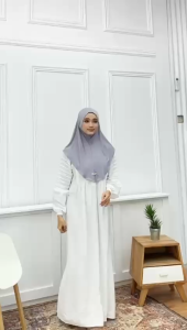 Kiswah - Paket Usaha 10 pcs Hijab Zaina Jersey Bergo Simple Kerudung Muslim Variasi