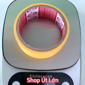 1 Cuộn băng keo simili màu vàng rộng 3.6cm dài 7.5 mét lõi giấy 3mm giá tại xưởng