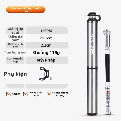 West Biking | Bơm Xe Đạp Cao Áp Di Động