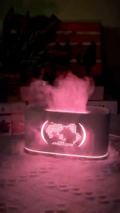 Simulated Flame Aroma Diffuser Breathing Light 2‑in‑1 Humidifier & Fragrance Diffuser