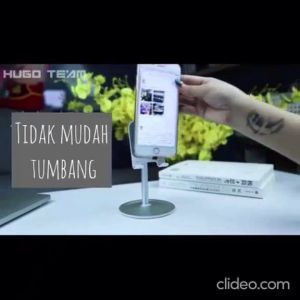 Stand holder HDk1 desktop Phone tablet Liftable  Universal penyangga dudukan HP Muiti angle Adjustment Telescopic