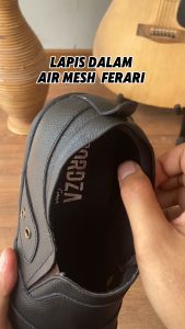 Sepatu Pantofel Pria Semi Formal kulit Warna Hitam Fordza CBR 107