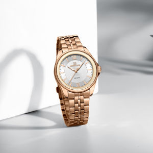 Naviforce Đồng hồ Đồng hồ thạch anh giản dị nữ chính hãng Chống nước 3ATM Dây đeo bằng thép không gỉ tròn đồng hồ phụ kiện thời trang nữ đơn giản nf5067