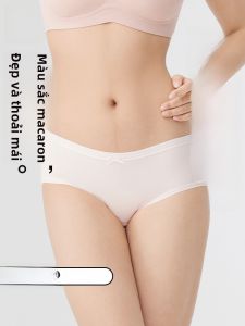 HLA | Quần lót tam giác cotton nguyên chất cạp vừa cho nữ Quần lót kháng khuẩn thoải mái thoáng khí cho nữ Quần lót cotton nguyên chất