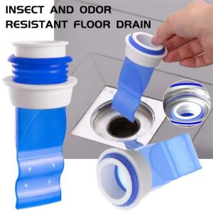 Floor Drain Seal Drains Deodorant Silicone Sewer Core Insect Control Backflow Preventer One Way Valve For Bathroom Pipes Tube