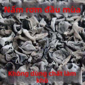 Nấm Mèo Đen Sấy Khô Cao Cấp Đông Bắc Mới Lớn Mặt Trắng Thu