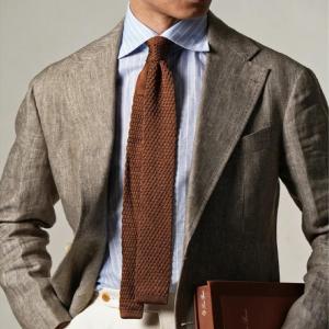 Black Flat Knitted Tie Ultra Narrow Casual Style for Work Mens Fashion Accessories Pure Color 6cm Size Coffee Green