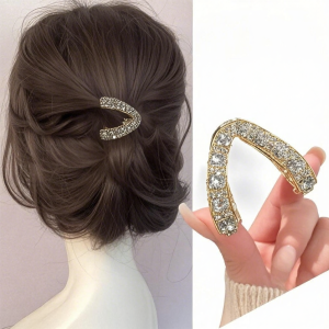 GUOQI | Small Hair Fixing Clip Suitable for Less Volume Short to Long Transition