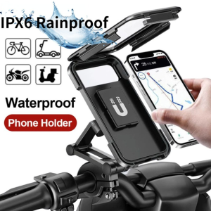 Electric Vehicle Mobile Phone HolderShockproof Motor Phone HolderWaterproof Motorcycle Phone Case Holder