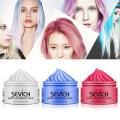 Men's Temporary Hair Color Wax DIY Mud One-time Molding Paste Easy to Use Hair Dye for Quick Beauty Changes without Brand. 