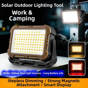 YINNUO | Solar Charged Ultra Bright Portable Outdoor Camping Lamp Long Duration