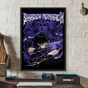 Solo Leveling Anime Canvas Painting Home Living Room Bedroom Bar Aesthetic Decoration