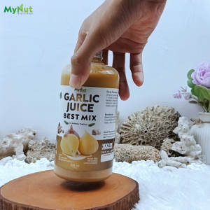 MYNUT JUS BAWANG PUTIH TUNGGAL 500 ML GARLIC JUICE BEST MIX CUKA APEL - LEMON - JAHE MERAH - MADU 100% ASLI PREMIUM QUALITY