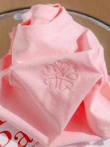 Dopamine Style Embroidered Cotton Loose Fit Summer T-Shirt