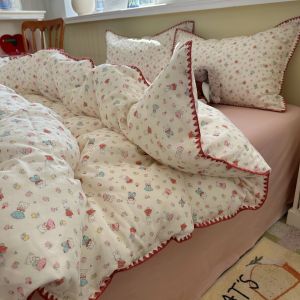 MANSHIAN | Ultra Soft Cotton Double Gauze Four-Piece Bedding Set