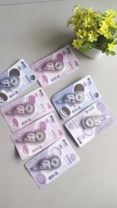 Cartoon Correction Tape 6M Smooth-Gliding Whiteout for Students Cute Erasing Tool for Girls School Supplies & Rewards