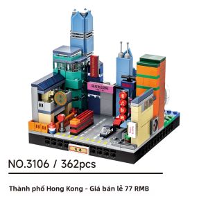 WANKE | Mô Hình Xây Dựng Mini Bằng Gạch Giáo Dục Của Quảng Trường Thương Mại Toàn Cầu Hong Kong