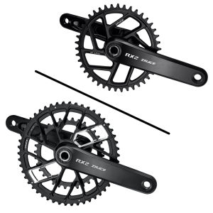 ZRACE RX2 Road / Gravel Crankset High-Precision CNC Super-Strong Alloy Axis Racing Grade,165 / 170