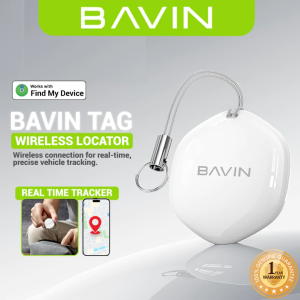 BAVIN TAG01 Smart Wireless Bluetooth Tracker Tag for iPh Users | Find My Device Pets Locator Keys & Vehicles