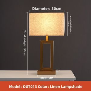 Modern Chinese Style Bedside Lamp