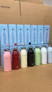 SMEG304 Stainless Steel Insulated Mug 500ML Portable Water Bottle Five Colors Available Stylish