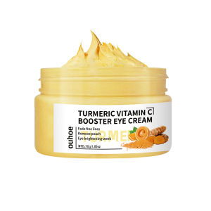 Ouhoe Turmeric Vitamin C Booster Eye Cream Anti Aging Fades Fine Lines Anti Dark Circles Wrinkle Remove Eye Bags Brighten Tumeric Firming Moisturizing Eye Cream For Dark Under Eye Lighten Eye Care 30g