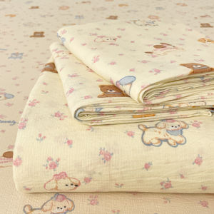 KAMONI | Student Suitable All-Season Double Layer Gauze Fitted Sheet