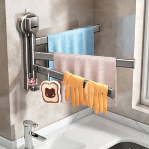 TIANDIYU | Suction Cup Rotatable Wall-mounted Drying Shelf