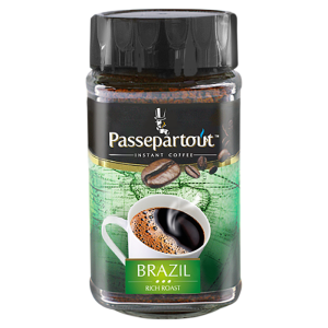 Pure Tree Classic Brazilian Flavor Black Coffee Instant American Style No Fat Strong Bitter Cold And Hot Ready to Drink Bottle 100g