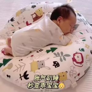 Anti-Vomiting Nursing Pillow for Babies 2-in-1 Slope Cushion Anti-Gas Spill Milk Choking Newborn Essential Slope Pillow