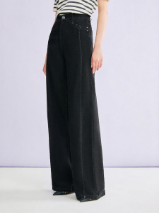 Stylish Vintage Straight Leg Flared Casual Jeans