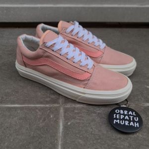 OBRAL SEPATU SNEAKERS VANSEE VAULT OG OLD SCHOOL SOFT PINK PEACH 36-40 SEPATU KOREAN STYLE BEIGE MURAH 100%