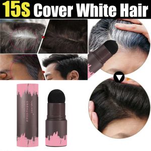 【Hot in Japan】Hairline Concealer Pen Hairline Contour Shadow Powder Hair Root Edge Blackening Instantly Cover Up Grey White Hair Natural Hair Dye Pen for Women & Men 头发补色棒