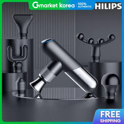 Philips | Súng massage mini Philips PPM7501 máy mát xa công suất siêu nhẹ siêu nhỏ gọn di động 6 đầu