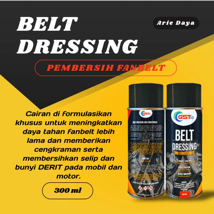 Belt Dressing 300ml Gst52 Pembersih V-belt fanbelt mobil dan motor | Lazada  Indonesia