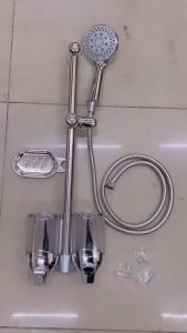 Handshower tiang stainless steel set tempat sabun classic Homematerial