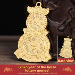 DINGFENGGE | Lucky Charms Amulet for 2026 Horse Year