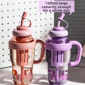 BAIXITANG | Large Capacity Straw Student Tea Separation Cup