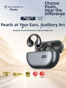 SoundPEATS | Tai Nghe Bluetooth Mở Tai Gài Cài cho Thể Thao Pin Dài