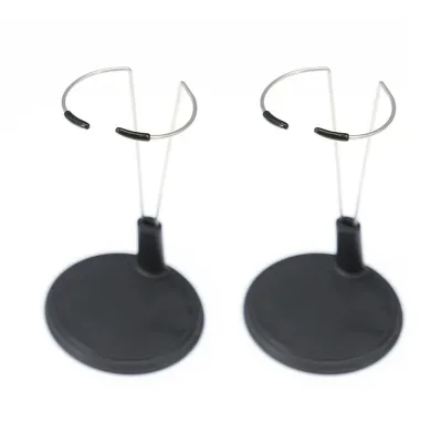 2Pcs Action Figure Stand Plastic Doll Display Stand Doll Bracket Support Adjustable Doll Stand for Fits 15-60cm Bear Dolls Toy