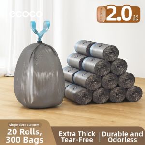 ecoco | Stainless Steel Easy-to-Use Large Capacity Kitchen Trash Can