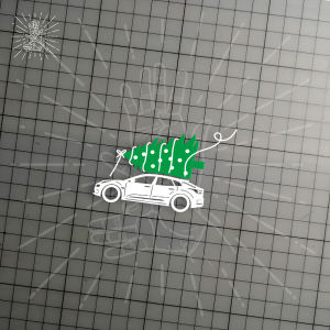 Travel Edition Camping Panda UFO Stickers for Zeekr 001 Hatchback Wagon Car Decals Easy Apply Natural Elements Themed