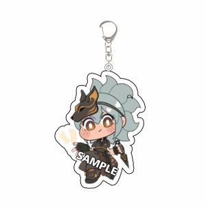 Bandai | Trò Chơi Overwatch Mercy Juno Kiriko Lifeweaver Sombra Acrylic Keychain - Phụ Kiện Ba Lô Quà Tặng Lễ Hội Tinh Tế Dành Cho Game Thủ
