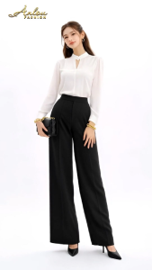 Quần tây nữ công sở ống Suông anfashion dáng basic dễ phối đồ đi làm đi chơi có bigsize phom gumac yody thái hòa