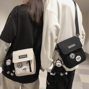 JENL Bag for Men Korean Cross-body Bag for Men Super Cool Sports Bag Mobile Phone Bag for Student Couple Bag